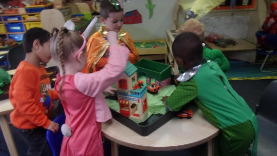 We played with the characters from the books we love!