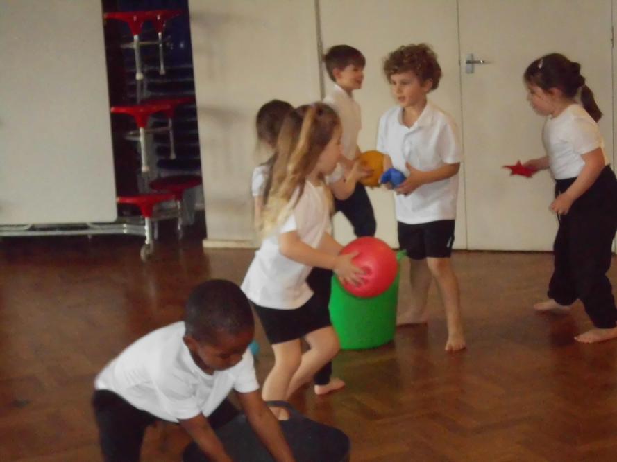 Developing our throwing and aiming skills