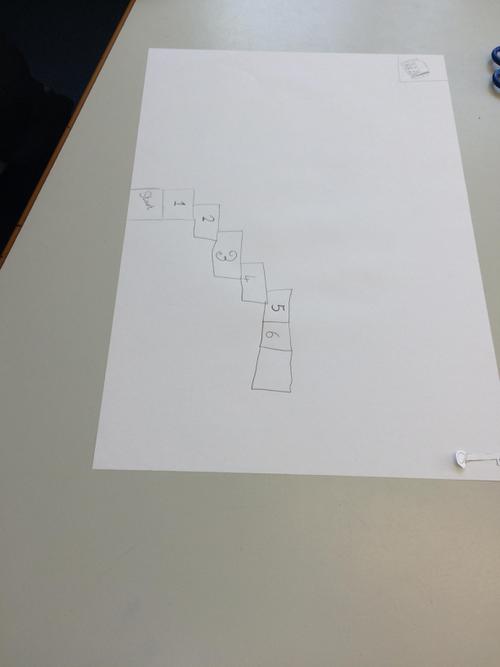 We made our own board games