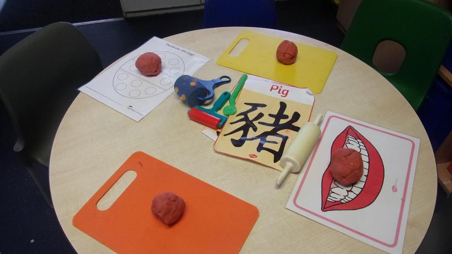 Can you make these chinese symbols using playdough?