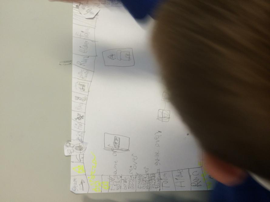 We played our own board games