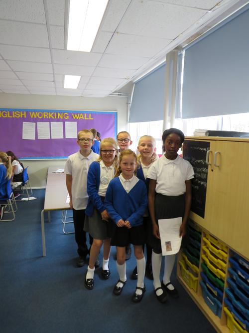 Cluster - There was a cluster of Year 6 children.