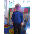 'Harrison Superhero' ' I can run fast and fly'