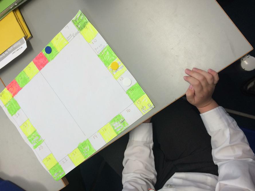 We played our own board games