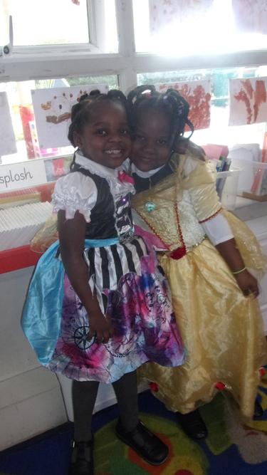 Dressing up box Fridays - you can be anything you want to be.