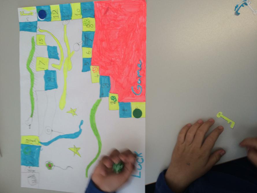 We played our own board games