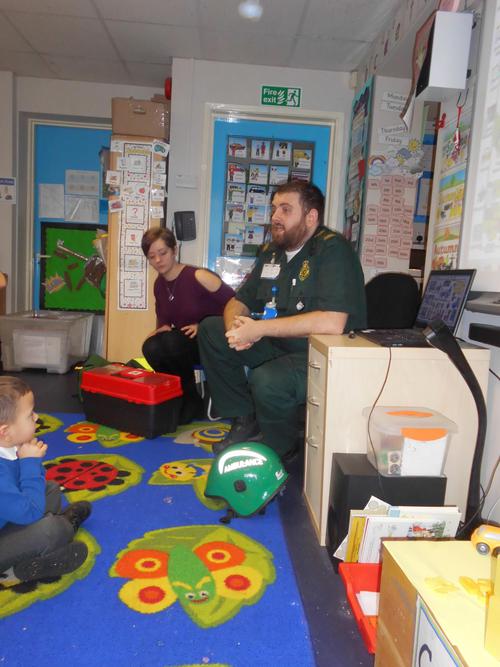 Ross the paramedic and Louise his helper