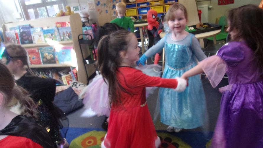 We danced all morning!