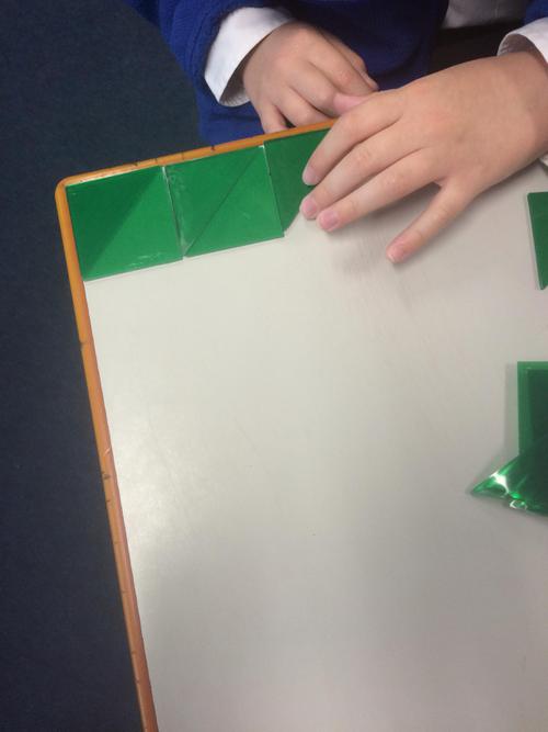 Tesselating shapes on the table