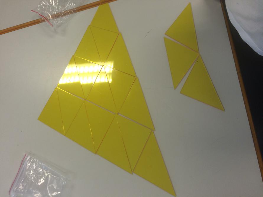 Tesselating shapes on the table