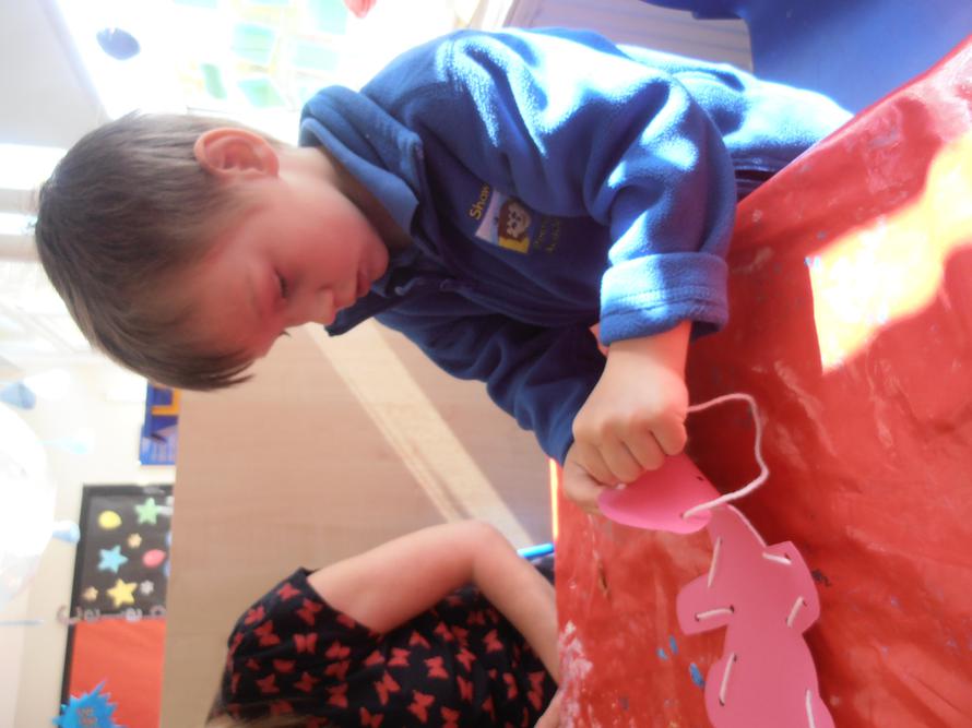 Teddy bear threading!