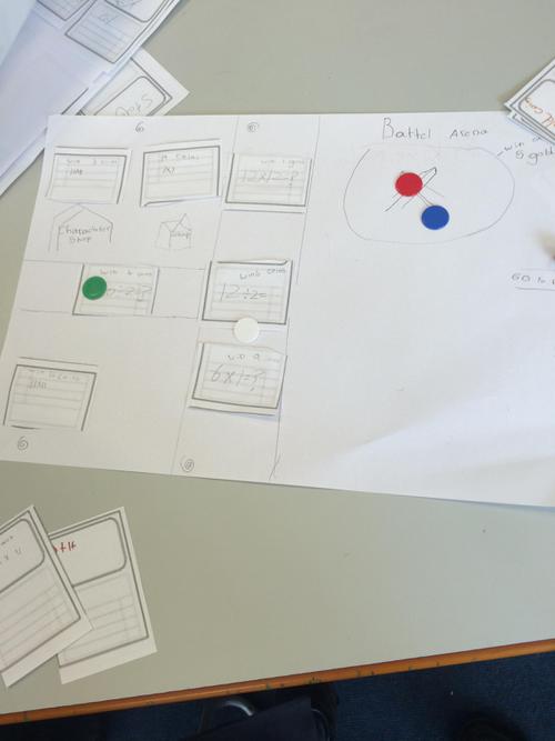 We played our own board games