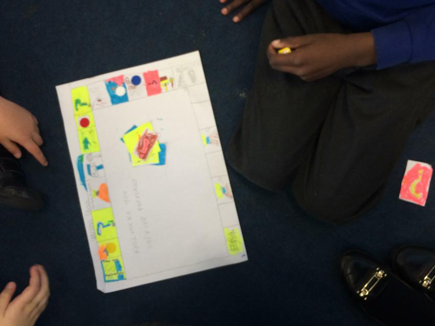 We played our own board games