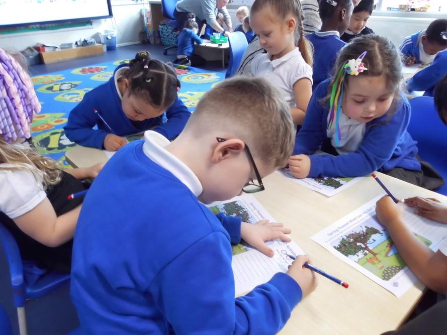 Learning about spring time.