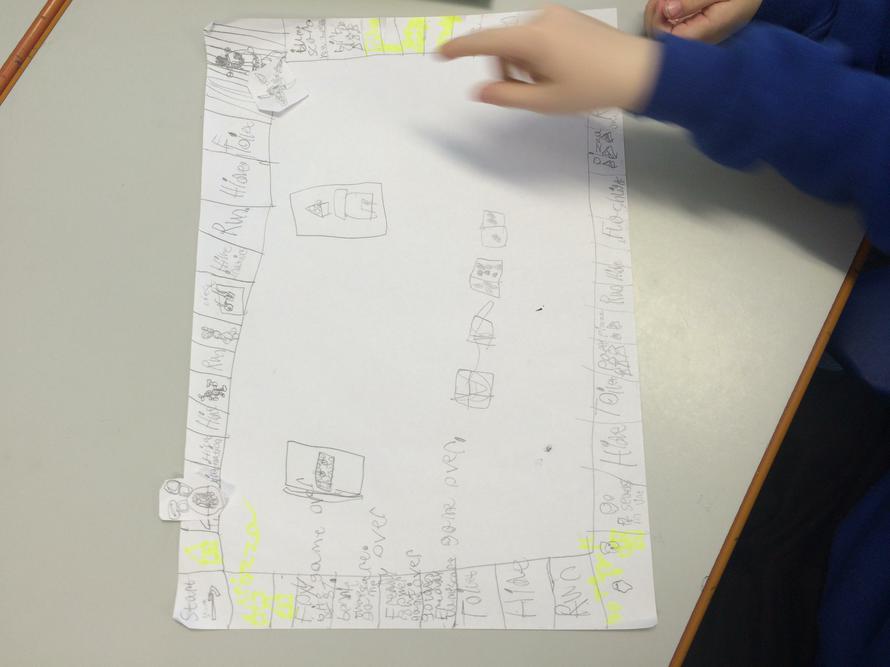 We played our own board games