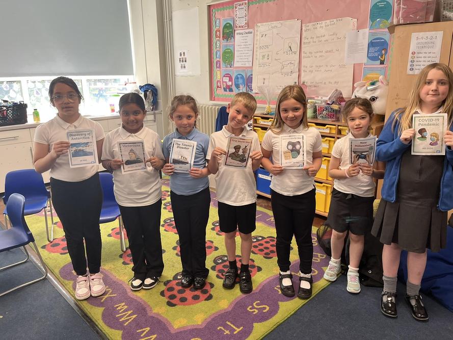 When we completed our timeline we talked about the events/eras.