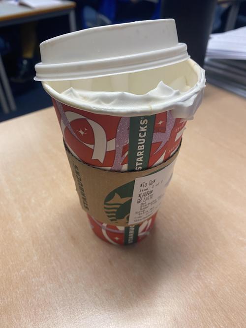 Ruined Miss Clark's Starbucks!