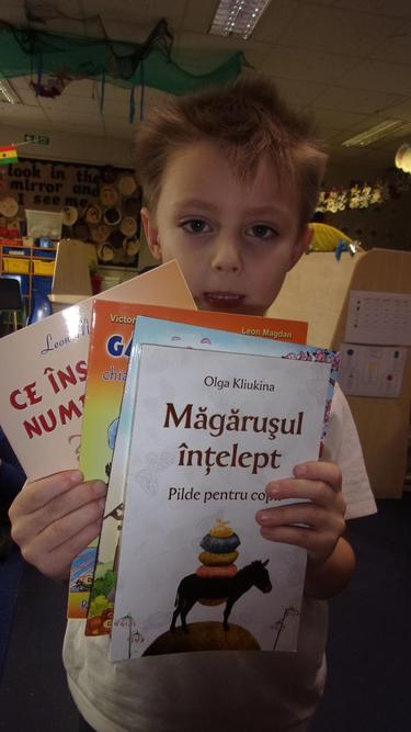 We looked at Romanian Books. 
