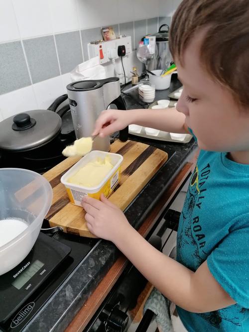 Mitchell measured the ingredients!