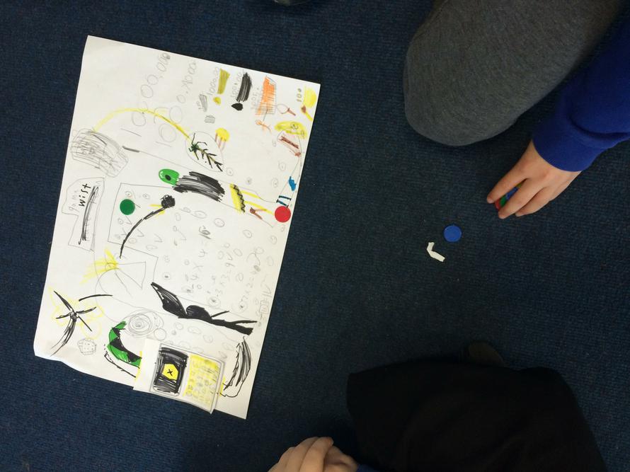 We played our own board games