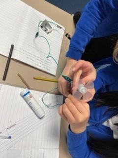 We have been testing materials to see if they are conductors.