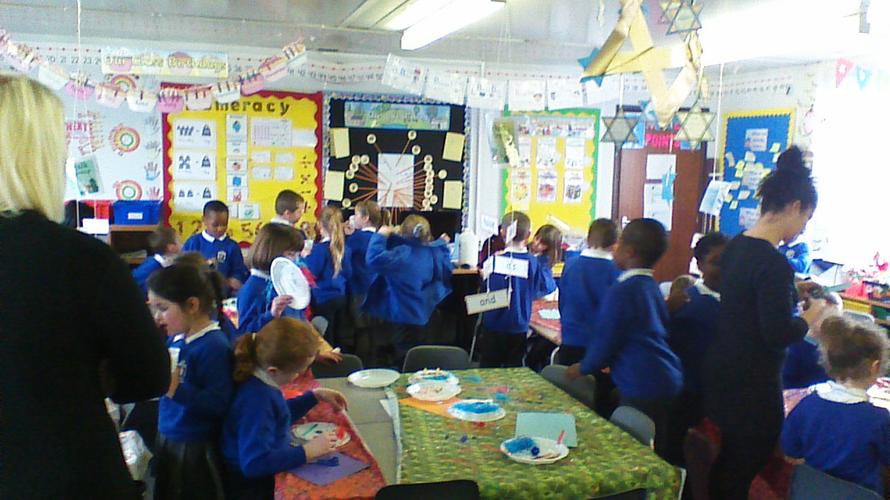 We all struggled to fit in the cabin.