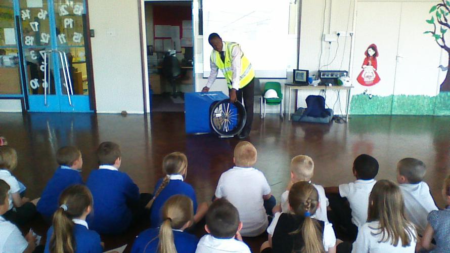 The engineer came to see us...